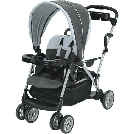 Graco Room For 2Click Connect Stand and Ride Double Stroller, Glacier Walmart.com Graco Room For 2Click Connect Stand and Ride Double Stroller, Glacier Walmart.com